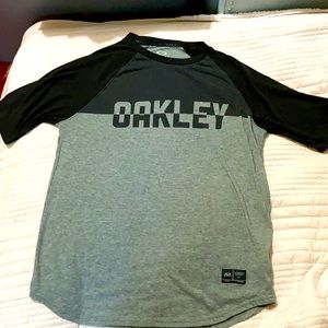 Men’s Short Sleeve Oakley T Shirt - Grey / Black M